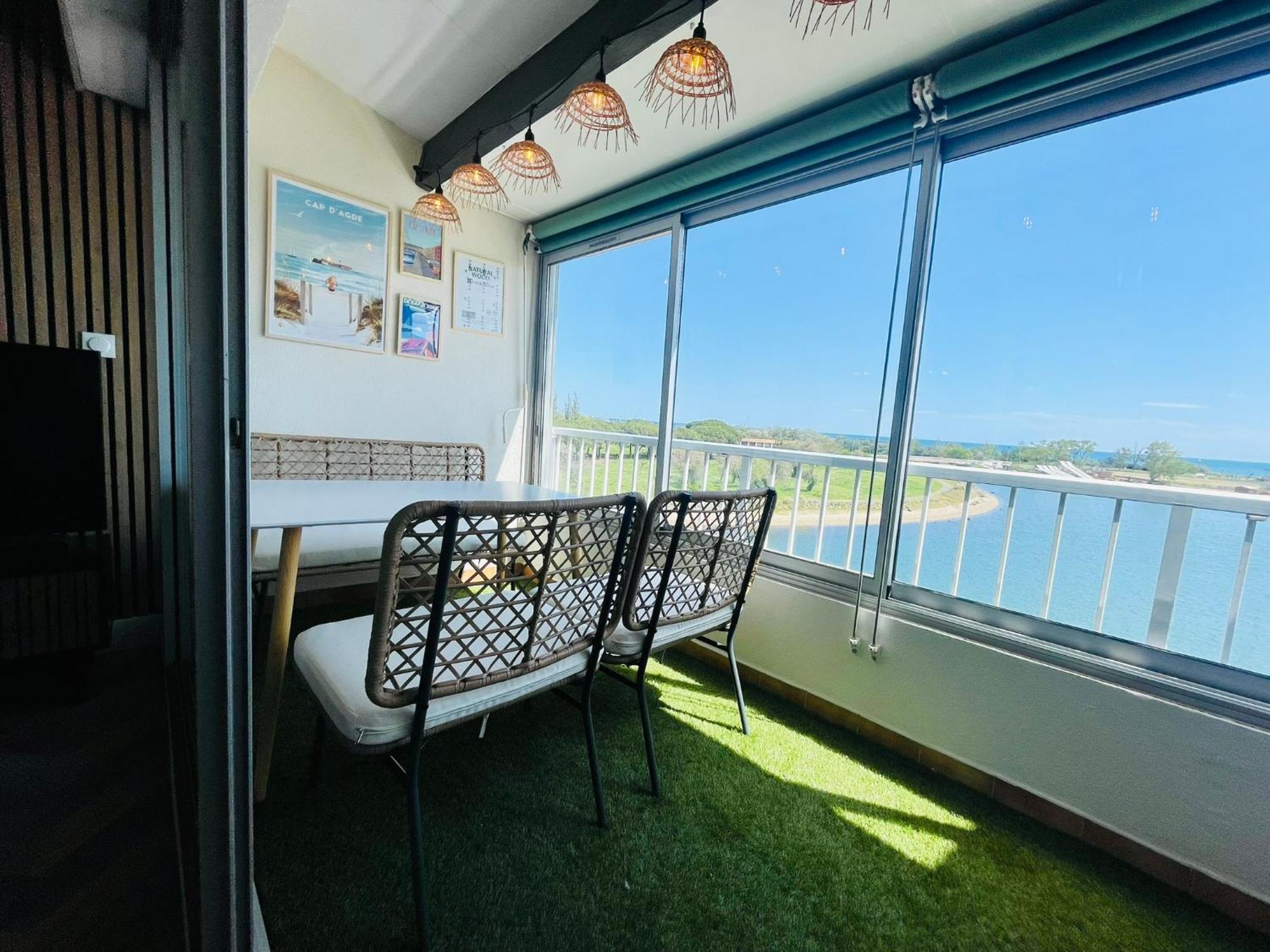 Appartement Cap D'agde T2 4-6 Personnes Mezzanine Vue Piscine Wifi